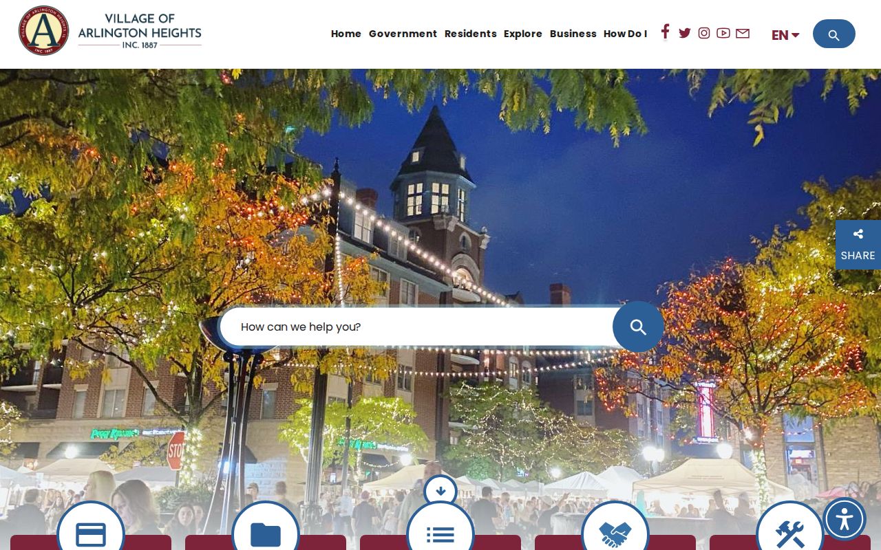 Arlington Heights residents directory official Village website